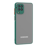 samsung m62 case softcase frosted matte case casing samsung m62 - dark green