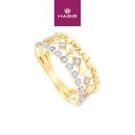 HABIB Diamond Ring in 375/9K Yellow Gold 264510722(YG)