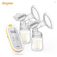 doopser DSP-8009D Double Electric Breast Pump for Breastfeeding Hands Free Breast Pump 3 Modes & 9 S