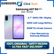 🔥Samsung Galaxy A07 5G MY Set l 8GB RAM +256GB ROM | 6000mAh Big Battery | 1 Year Warranty