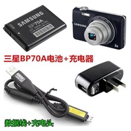 Suitable for Samsung ES65 ES70 ES73 ES75 Digital Camera BP70A Battery+Charger+Data Cable