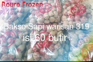 Bakso Sapi Warisan 319 Isi 60 halal mui daging Sapi Asli