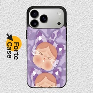 Hybrid Case Casing Softcase iphone 17 16 15 14 13 12 11 Mini Plus X Xs Max XR Crybaby Purple