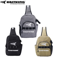 KastKing Bait Boss Fishing Sling Tackle Bag, Fishing Shoulder Backpack with Rod Holder, Cross Body S