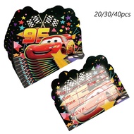 10/20/30/40pcs McQueen Birthday invitation cards,McQueen Party decorations,McQueen Party supplies,Mc