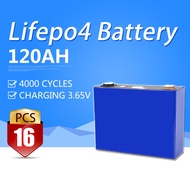 【16PCS】120H Lifepo4 Battery 4000 Cycle Solar Lithium Ion Rechargeable Battery Pack For RV