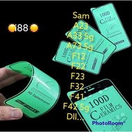 Anti-scratch clear full glue Samsung a23, a33 5g, a73 5g, f12, f33, f23, f32, f41, f42 4g, f62, m32,