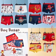 Boys Boxer/ Boys' Underwear/ Children's Underwear/ Boy's Underwear (4 Pcs)
