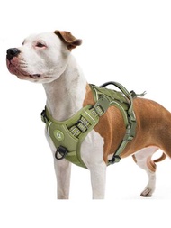 戰術狗胸背心,調節的軍用胸甲,防拉皮帶訓練德國牧羊犬,拉布拉多犬、訓練和散步