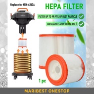 Vacuum Filter Replacement HEPA Filter Compatible for YLW-6263A-12LM Vacuum Air Dust Filter