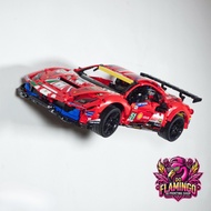 Wall Mount for Lego Technic Ferrari 488 GTE AF Corse #51 (42125) (2 in 1)