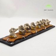 Celebrate Divine Music with Our Musical Lord Ganesh Carving Set – Flute Tabla & Veena | Home Decor G