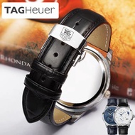 2/26✈TAG Heuer strap genuine leather adaptation heritage 1887 Carrera leather strap TAG Heuer watch 