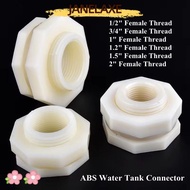 JANELAXE932JN 1Pcs Tube Connector, 1/2" 3/4" 1" 1.2" 1.5" 2" Female Thread Internal Thread Pipe Fitt