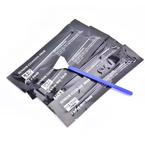 New 5pcs 12/16/24mm Wet Sensor Cleaning Kit Cleaner Swab Ultra For Canon Nikon Sony Digital Camera's