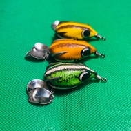 (CHÌ ĐÚC) MỒI CÂU LURE NHÁI HƠI F38 (3.8cm) 7.5G NỔI 9G LỬNG