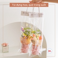 [March 8 Gift] Wholesale 10/20 Transparent Gift Bags with Letters Handle – Birthday Gift Bags, March