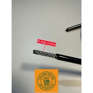 (Wholesale) Specialized 6mm cable for gym machines PU cover gym cable