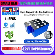 new EVE 3.2V 680Ah  Lifepo4 Cell Grade A MB56 Lithium Phosphate Battery 8000+ Cycles 12.8V  Solar En