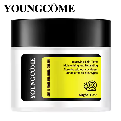 Snail Moisturizing Face Cream Anti Aging Whitening Cream Face Moisturizer Anti Wrinkle Day Night Ret