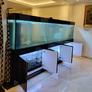 aquarium mega tank kabinet komplit