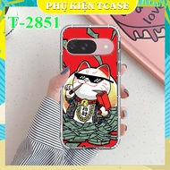 Google Pixel 9, Pixel 9 Pro, Pixel 9 ProXL, Pixel 9A case with 2025 Lucky Cat print - Tcase Accessor