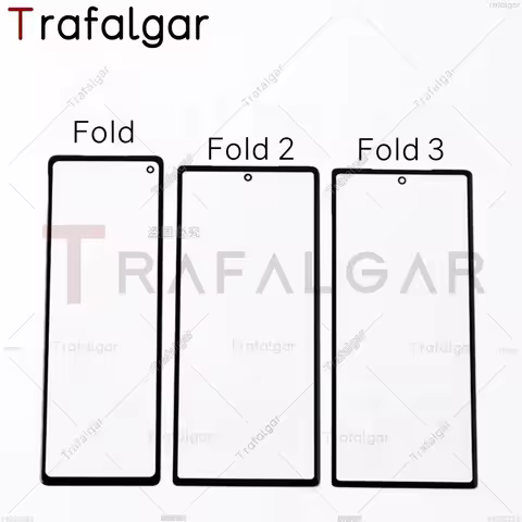 Front Screen Glass For Xiaomi Mi Mix Fold 2 3 Fold2 Fold3 Outer Glass Lens+OCA Optically Clear Adhes