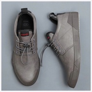 Trendy Kurov Spring/Autumn Lace-Up Leather Casual Shoes hjm87