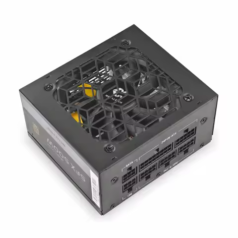 METALFISH SFX-500W 80Plus Bronze Full-MODULAR Black Power Supply For Mini ITX/Micro ATX Chassis Smal