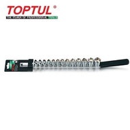 TOPTUL 13PCS 3/8"DR. 6PT Socket Rail Set GAAQ1302