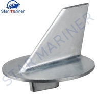 679-45371-00 Trim Tab Anode Zinc 679-45371 For Yamaha Outboard Motor Parsun 2 Stroke 40HP 48HP 50HP 