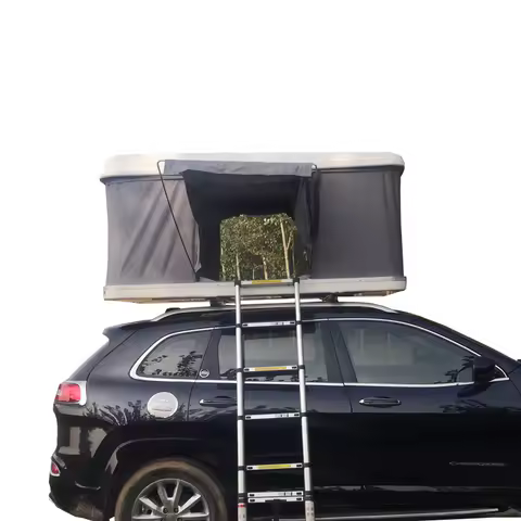 Outdoor Hard Shell Fiberglass Car Roof Top Tent for Camping 4 Season Roof Tent Canvas Aluminium Car 