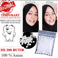 [ISI 200 PCS] Temptooth Bahan Gigi Palsu Ori - Penambal Gigi Berlubang - Penambal Gigi Depan - Penam
