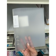 Japan A5 binder transparent photocard binder zipper A5 6 ring file