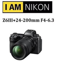 台中新世界【歡迎詢問貨況】NIKON Z6III+24-200mm F4-6.3公司貨