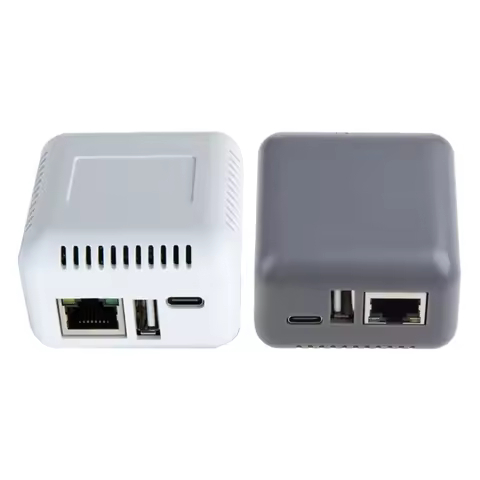1pc NP330 Network USB 2.0 Print Server USB2.0 Mini Printer Server 100Mbps RJ45 LAN Connection for An