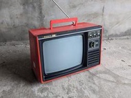 《故障擺飾》70年代「SANYO 台灣三洋：14吋黑白電視機」（早期映像管電視、老電視、太空年代、普普風）