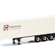 WSI 1/50 3 Axle Compartment Truck Trailer Alloy Car Model TIP 04-1161