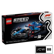 Lego 77246 Speed Champions Visalux Cash App VCARB 01 children's toy racing car Formula 1