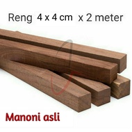 Reng/kaso kayu mahoni 4 x 4 cm 2 meter murah  alot sudah halus amplas