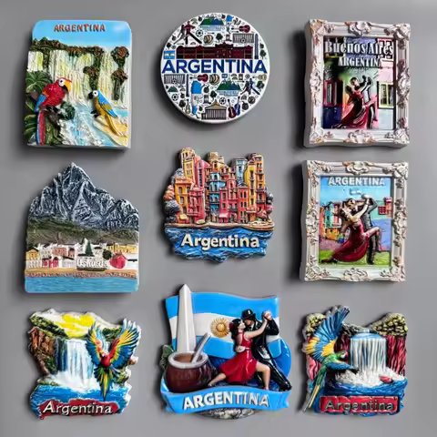 Argentina Fridge Magnets Buenos Aires Tierra Del Fuego Ushuaia Purmamarca Tourist Souvenir Iguacu Fa