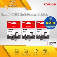 Canon PG-47 Black X 3 PCS (Triple Pack) Ink Cartridge / Canon E400 E410 E470 E417 E460 E477 E480 E27