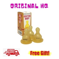 [100% ORIGINAL] DOCTOR Dr BABY NATURAL RUBBER SOFT TEAT NIPPLE / STANDARD NECK / PUTING SUSU VIRAL K