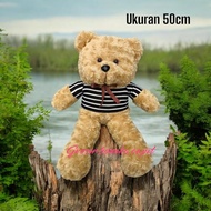 BONEKA BERUANG T-SHIRT / BONEKA BUKET / BONEKA WISUDA 50 CM