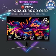MSI MPG 321CURX QD-OLED 32" UHD 240Hz Curved Gaming Monitor