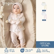BU Baby KVC long-sleeved, ruffle-bust set110200 baju budak perempuan set baju jalan budak perempuan
