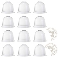 12Pcs Reusable Greenhouse Garden Plant Bell Cover Plant Germination Cover Dome Frost Guard Freeze Protection