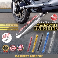 Extra Long Motorcycle Kickstand Tongkat Motor Panjang Motorbike Leg CNC Aluminium Alloy Adjustable H
