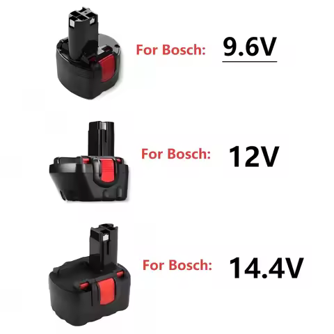 Replace Bosch 9.6V/12V/14.4V Power Tool Battery 4.8Ah/12.8Ah for BAT038 BAT040 BAT140 BAT043 D70745 
