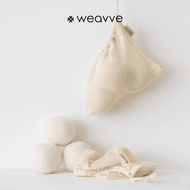 Weavve Wool Dryer Balls (set of 3 or 6) [dryer ball | dryer sheet | softener | laundry]